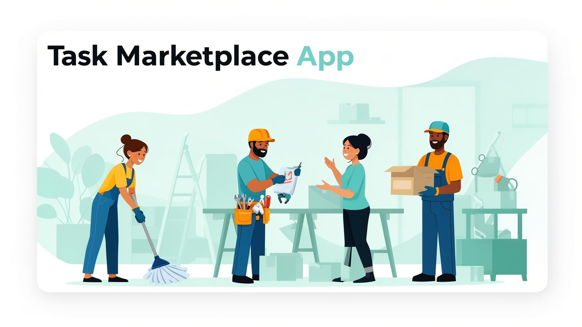 NearbyTasker app illustration